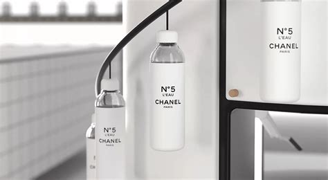 chanel black water bottle|Chanel factory water bottle.